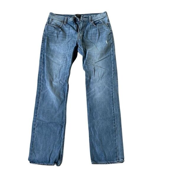 J. Crew Mens Cotton Classic Straight Leg The Sutton Denim Jeans Blue Size 32x32 - Picture 1 of 9
